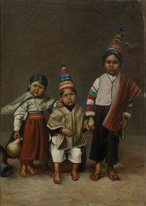 Aymara-lapset, n. 1890-1892. tekijältä Unbekannt