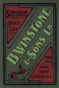 B. Winstone & Sons Ltd:n ilmoitus, 1907 tekijältä Unbekannt