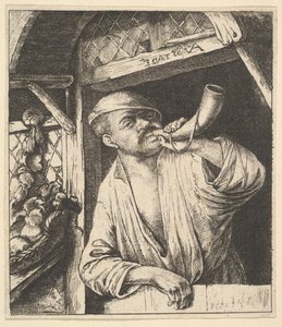 Baker Blowing Horn, 1610-85. tekijältä Unbekannt