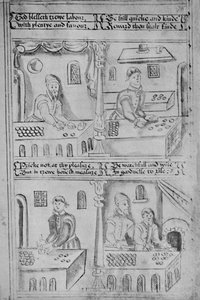 Bakers at Work MS. Lisätä. 34, 605, 1903 tekijältä Unbekannt