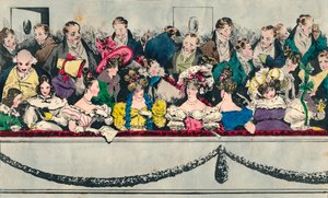 Teatterin parveke, 1800-luku tekijältä Unbekannt