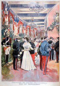 Ball, joka juhlii ammattikorkeakoulun vuosisataa, Trocadero, Pariisi, 1894 tekijältä Unbekannt