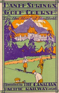 Banff Springs Golf Course, tuloskortti, c1925 tekijältä Unbekannt