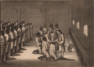 Mustien orjien kaste, 1757. tekijältä Unbekannt
