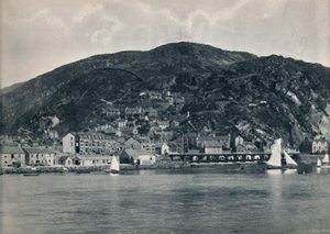 Barmouth - Näkymä Mawddachista, näyttää korkeuksia, 1895 tekijältä Unbekannt