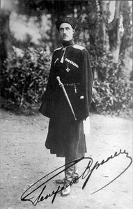 Paroni Pjotr Nikolajevitš Wrangel, Venäjän sisällissodan valkoinen kenraali, 1919. tekijältä Unbekannt
