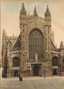 Bath Abbey, länsirintama, vuodelta 1925 tekijältä Unbekannt