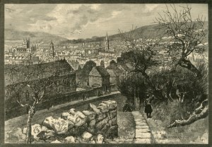 Bath, Beechen Cliffistä, 1898. tekijältä Unbekannt
