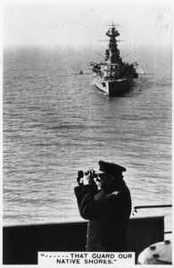 Taisteluristeilijä HMS Hood kevään harjoituksissa, 1937 tekijältä Unbekannt
