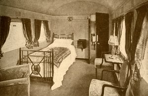 Makuuhuone, Kings Saloon, Lontoo ja North Eastern Railway, 1930. tekijältä Unbekannt