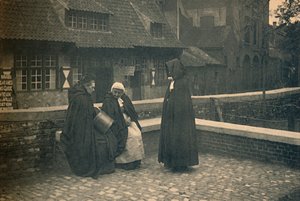 Gruuthusen takana. Bruggen tyypit, 1910 tekijältä Unbekannt