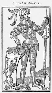 Bertrand du Guesclin Sir Bertrand du Guesclinin tekojen kirjasta, 1487 tekijältä Unbekannt