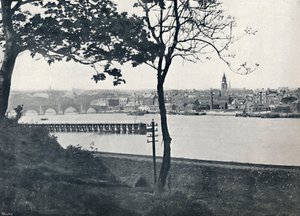 Berwick - Spittalista, näytetään Berwick Bridge, 1895 tekijältä Unbekannt