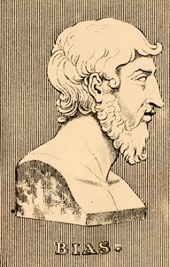 Bias, kuoli 530 eKr., 1830. tekijältä Unbekannt