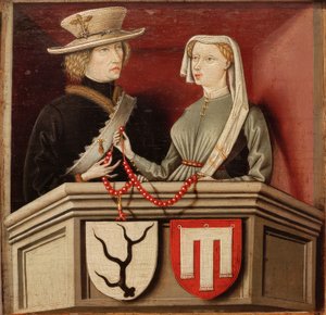 Muotokuva pariskunnasta Wilhelm IV. Kreivi Schenk von Schenkens tekijältä Unbekannt