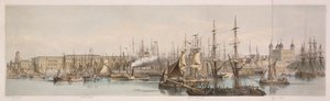 Billingsgate, Custom House ja Tower of London tekijältä Unbekannt
