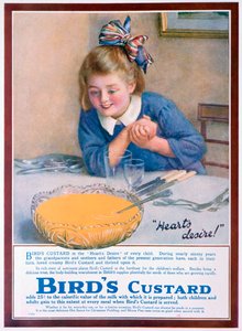 Birds Custard -mainos, 1922 tekijältä Unbekannt