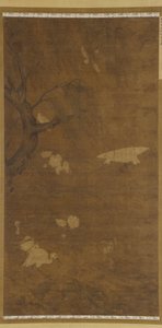 Linnut, pajupuu ja kukat, Ming-dynastia, 1400-1500-luku. tekijältä Unbekannt