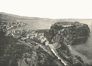 Lintuperspektiivi, Monte Carlo, Monaco, 1895. tekijältä Unbekannt