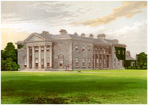Bishopscourt, Kildaren kreivikunta, Irlanti, Clonmelin jaarlin koti, n. 1880 tekijältä Unbekannt