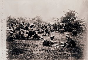 Amerikkalaisten joukkojen bivouac, c1914-c1918 tekijältä Unbekannt