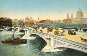 Blackfriars Bridge, Lontoo, 1910. tekijältä Unbekannt