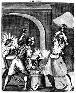 Sepät työssä, 1715 tekijältä Unbekannt