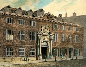 Blackwell Hall, Lontoon kaupunki, 1886 tekijältä Unbekannt