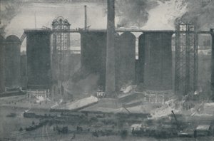Masuunit Bell Bros. Iron Worksissa, Middlesborough, 1910 tekijältä Unbekannt
