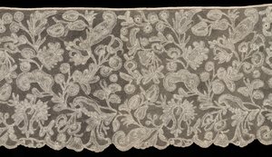 Bobbin Lace Flounce, 1700-luku. tekijältä Unbekannt