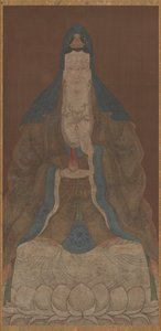Bodhisattva Avalokiteshvara Guanyin maljakolla ja pajunoksalla, Ming-dynastia, 1368-1644. tekijältä Unbekannt