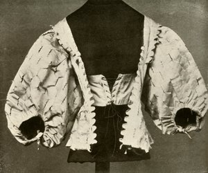 Valkoista satiinista leikattu ja vaaleanpunainen runko, c1620-1640, 1937. tekijältä Unbekannt