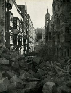 Pommivaurio Maltan kadulla, toinen maailmansota, 1942 1944. tekijältä Unbekannt