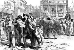 Bostonilaiset lukemassa postimerkkilakia, 1765 c1880 tekijältä Unbekannt