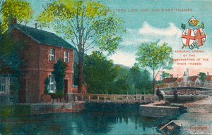 Boulters Lock and the River Thames, 1910 tekijältä Unbekannt