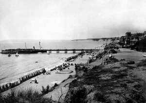 Bournemouth, East Cliffistä, vuodelta 1882 tekijältä Unbekannt
