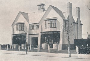 Bournville: kaksi kyläkauppaa, kirjoittanut WA Harvey, c1900 1901-1902 tekijältä Unbekannt