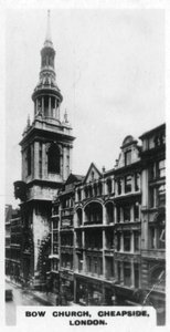 Bow Church, Cheapside, Lontoo, 1920-luku tekijältä Unbekannt