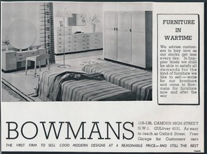 Bowmansin mainos, 1942 tekijältä Unbekannt