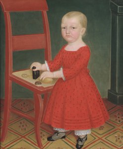 Poika vaaleatukkaisella, n. 1840-50. tekijältä Unbekannt