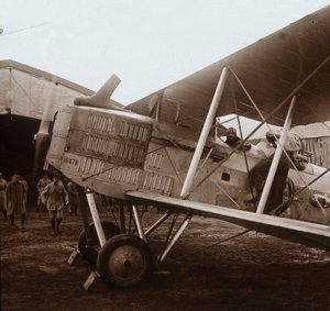 Breguet-kaksitaso on lähdössä, c1914-c1918 tekijältä Unbekannt