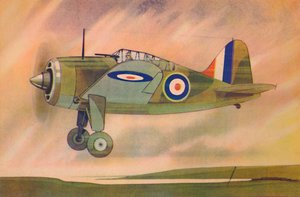 Brewster Buffalo Fighter Monoplane, c1944. tekijältä Unbekannt