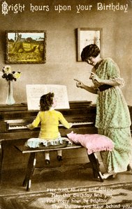 Valoisia hetkiä syntymäpäivänäsi, 1900-luvun alku tekijältä Unbekannt