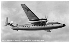 British European Airwaysin Elizabethan-luokan lentokone, 1900-luku tekijältä Unbekannt