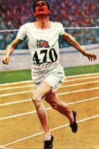 Brittiurheilija Douglas Lowe voitti 800 metrin yleisurheilussa vuonna 1928. tekijältä Unbekannt