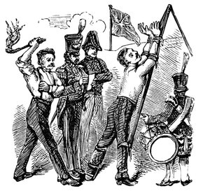Brittiläinen sotilaskuri, 1800-luku tekijältä Unbekannt