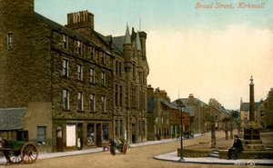 Broad Street, Kirkwall, Orkney, Skotlanti, 1900-luku tekijältä Unbekannt