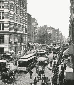 Broadway, New York, USA, 1895. tekijältä Unbekannt