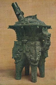 Pronssinen Ho-viiniastia - Shang-Yin-dynastia, n. 1766 - 1122 eKr., 1936 tekijältä Unbekannt