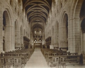 Buckfast Abbey Church, sisustus, 1800-luvun loppu - 1900-luvun alku tekijältä Unbekannt